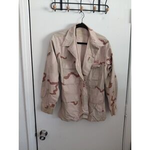 US Military Air Force Mens Jacket Small Desert Camo BDU Combat